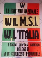 Manifesti msi viva usato  Viterbo
