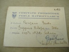 Goliardia tessera comitato usato  Bologna