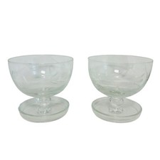 Vintage dessert glass for sale  BIGGLESWADE