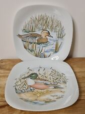 Assiettes oiseaux canard d'occasion  Courbevoie
