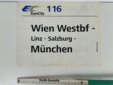 Zuglaufschild öbb 116 gebraucht kaufen  Bergen