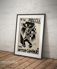 Poster depero pioggia usato  Ragusa