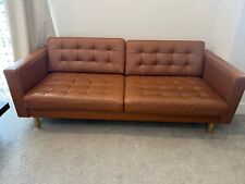 Leather sofa tan for sale  Fremont