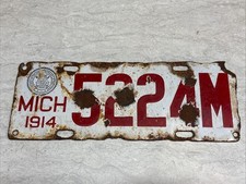 1914 michigan porcelain for sale  Flat Rock