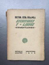 Usado, Hector Silva Uranga - Escritores y libros - Montevideo, 1930 Firmado SIGNED comprar usado  Enviando para Brazil