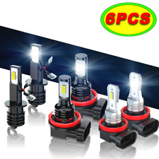 Para Ford Fiesta 2014-2016 faróis LED High Low+Fog Light 6x Lâmpadas H1+H11+H11 comprar usado  Enviando para Brazil