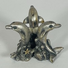 Vintage pewter dolphin for sale  Dripping Springs