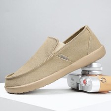 Usado, Sapatos casuais masculinos confortáveis sapatos de lona para caminhada mocassim respirável tênis  comprar usado  Enviando para Brazil