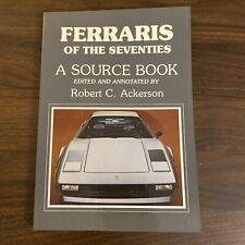 Ferraris of the Seventies Robert Ackerson Source Book 1984 Vtg First Printing comprar usado  Enviando para Brazil