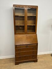 Vintage oak bureau for sale  WIMBORNE