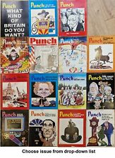 Vintage punch magazines for sale  HENFIELD