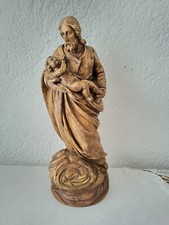 Antike handgeschnitzte statue gebraucht kaufen  Würselen