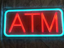 Atm neon sign for sale  Concord