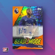 Usado, Autógrafo Topps Premier League 2026 - Beto Beast Mode laranja /25 comprar usado  Enviando para Brazil