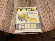 Usado, Genuíno Vintage Ford 550 Retroescavadeira Operador Manual Lubrificante de Manutenção comprar usado  Enviando para Brazil