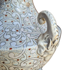 Lâmpada chinoiserie cobre e azul ~ Alças de destaque de cabeça de elefante ~antiga vintage comprar usado Lâmpada chinoiserie cobre e azul ~ Alças de destaque de cabeça de elefante ~antiga vintage comprar usado  Enviando para Brazil