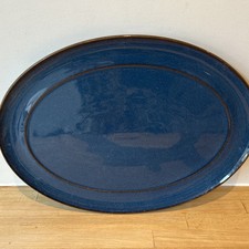 Denby blue oval for sale  NORTHAMPTON