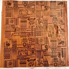 Usado, Tecido Maridadi Vintage Animais Africanos Quenianos 31x31" Meados do Século RARO Intitulado comprar usado  Enviando para Brazil