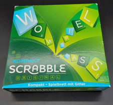 COMPACT Scrabble Original - 2014 - MATTEL - Kompletny - Doskonały stan na sprzedaż  Wysyłka do Poland
