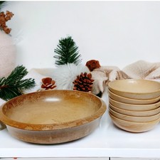 Wooden salad bowl for sale  Homerville