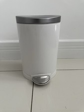 Simplehuman white metal for sale  UK
