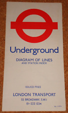 London tube underground for sale  STRATHAVEN