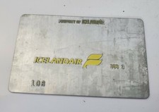 Vintage icelandair metal for sale  Naples