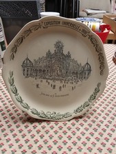 Assiette exposition universell d'occasion  Saâcy-sur-Marne