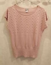 Pull rose perles d'occasion  Bourg-de-Thizy