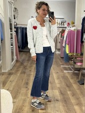 Jeans pantaloni zampa usato  Spedire a Italy