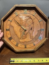 Wooden elephant clock for sale  Bloomsburg