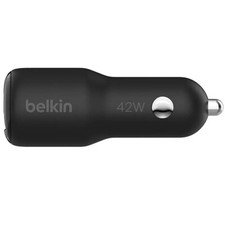 Carregador de carro Belkin CCB005 (2 portas - USB A & USB C) preto, usado comprar usado  Enviando para Brazil
