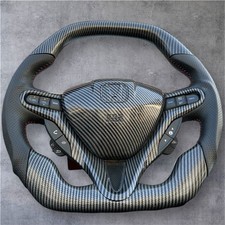 Volante de carbono Honda Civic 2006-2012 parte superior plana inferior plana comprar usado  Enviando para Brazil