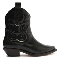 Botas SCHUTZ Zachy Short Wester Bottie Pretas Tamanho 7 Novas comprar usado  Enviando para Brazil