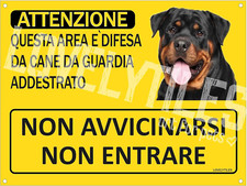 Rottweiler cartello targa usato  Roma