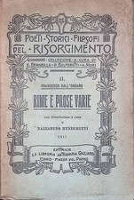 Rime prose varie usato  Italia