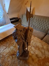 Holzskulptur figur handgeschni gebraucht kaufen  Bottrop