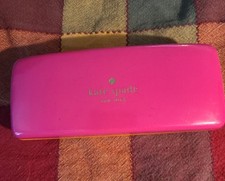 Óculos de sol Kate Spade New York estojo concha de amêijoa rosa e laranja, usado comprar usado  Enviando para Brazil