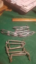 Lote vintage de 15 - 1940's 50's Craft Boat Bow Chrome/nickle Tie Down Cleat comprar usado  Enviando para Brazil