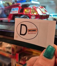Matchbox testfahrer aufkleber gebraucht kaufen  Thalheim