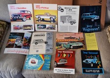 Usado, Lote Antigo de 11 Folhetos Willys & Jeep 1955-1982 Excelente Estado comprar usado Usado, Lote Antigo de 11 Folhetos Willys & Jeep 1955-1982 Excelente Estado comprar usado  Enviando para Brazil