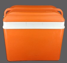 Glacière vintage orange d'occasion  Le Teil