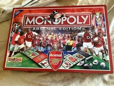 Monopoly arsenal edition for sale  WELLINGBOROUGH