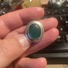 Silver green stone for sale  SAFFRON WALDEN