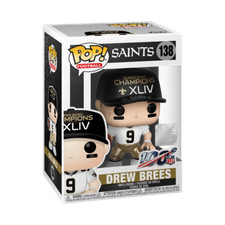 Funko Pop Drew Brees New Orleans Saints Super Bowl Champions XLIV! Boneco #138 comprar usado Funko Pop Drew Brees New Orleans Saints Super Bowl Champions XLIV! Boneco #138 comprar usado  Enviando para Brazil