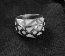 Modischer ring silberfarben gebraucht kaufen  Meiningen