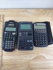 TI 36X Pro, CASIO FX 7400G PLUS, HP 10B II - PARA PEÇAS/REPARO - SEM ENERGIA comprar usado  Enviando para Brazil