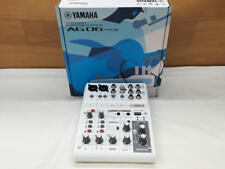 Yamaha AG06MK2 W 6ch Live Streaming Mixerwhite Aus Japan comprar usado  Enviando para Brazil