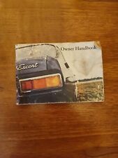 ford escort handbook for sale  STAINES-UPON-THAMES