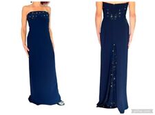 navy strapless prom dress for sale  Hewlett